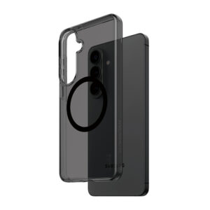 PanzerGlass CARE™ by ® Smokey Case w. Black Qi Samsung Galaxy S26+ mobiele telefoon behuizingen Hoes Zwart