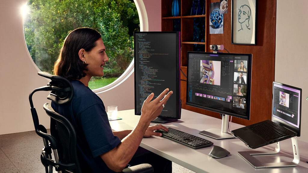 Logitech MX Brio webcam 3840 x 2160 Pixels USB Grafiet - Afbeelding 7