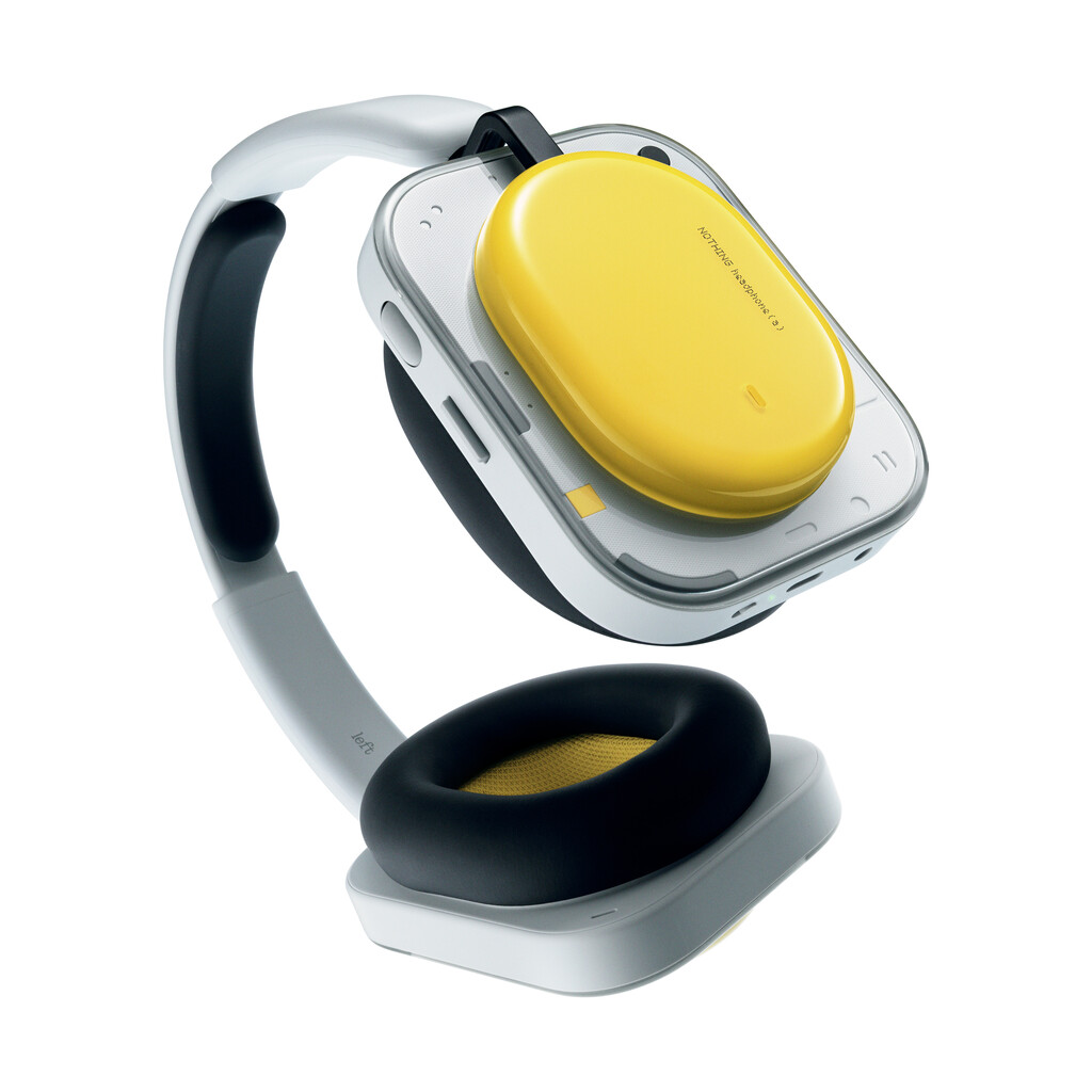 Nothing Headphone (a) Headset Bedraad en draadloos Hoofdband Muziek USB Type-C Bluetooth Geel