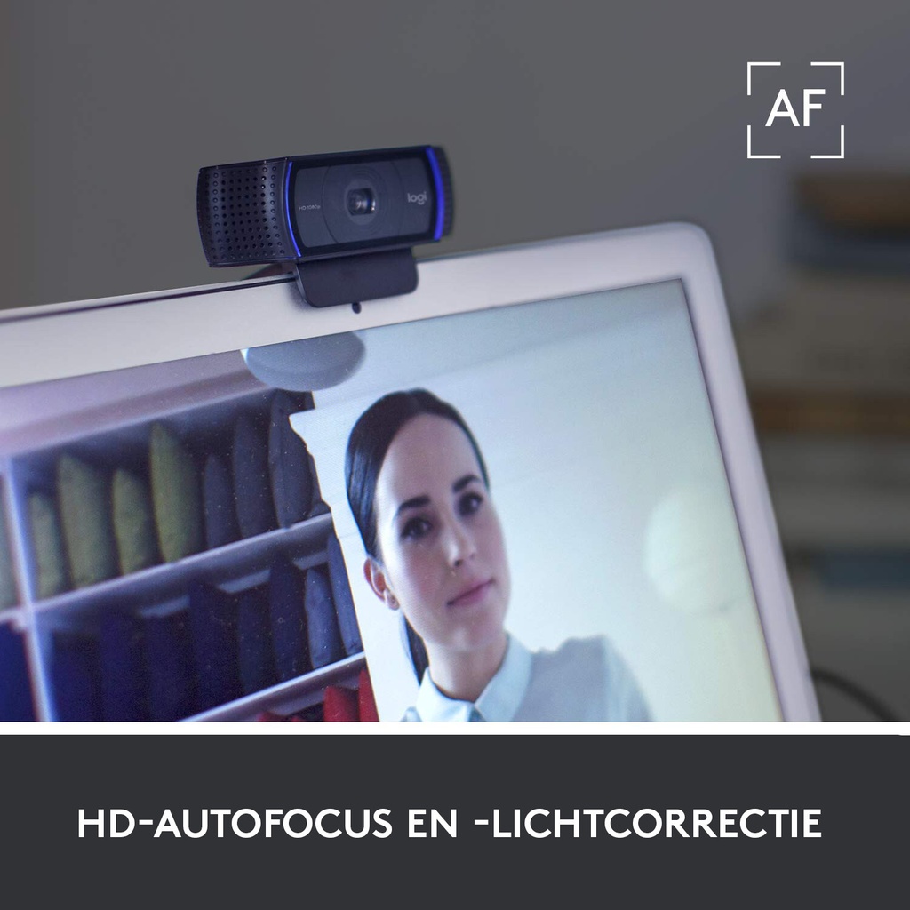 Logitech C920 Pro HD webcam 3 MP 1920 x 1080 Pixels USB Zwart - Afbeelding 3